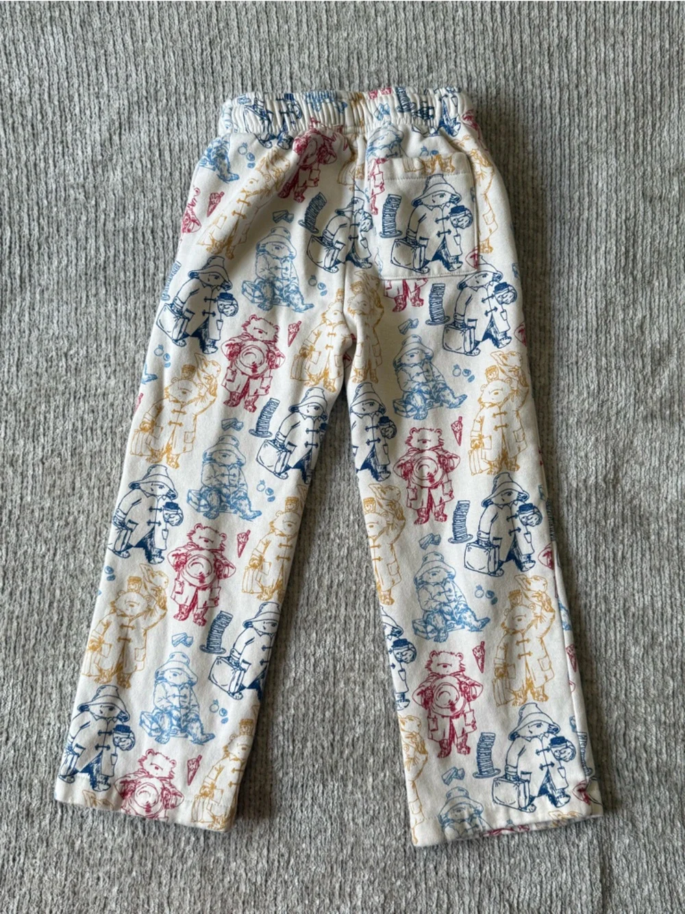 Paddington Bear Baby Gap Fleece Lined Jogger Pants‎ Size 5 Years